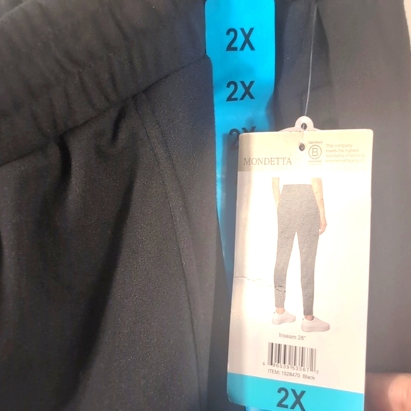 Mondetta Black cozy warm Jogger Size 2XL New with tags - Picture 7 of 15